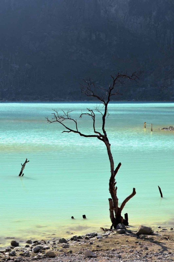 sirné jezero Kawah Putih