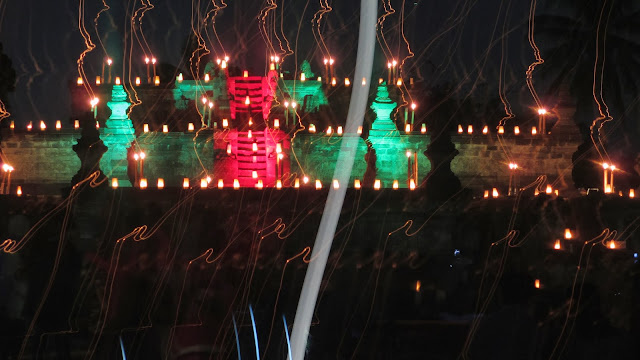 osvětlený chrám