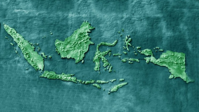 mapa Indonésie